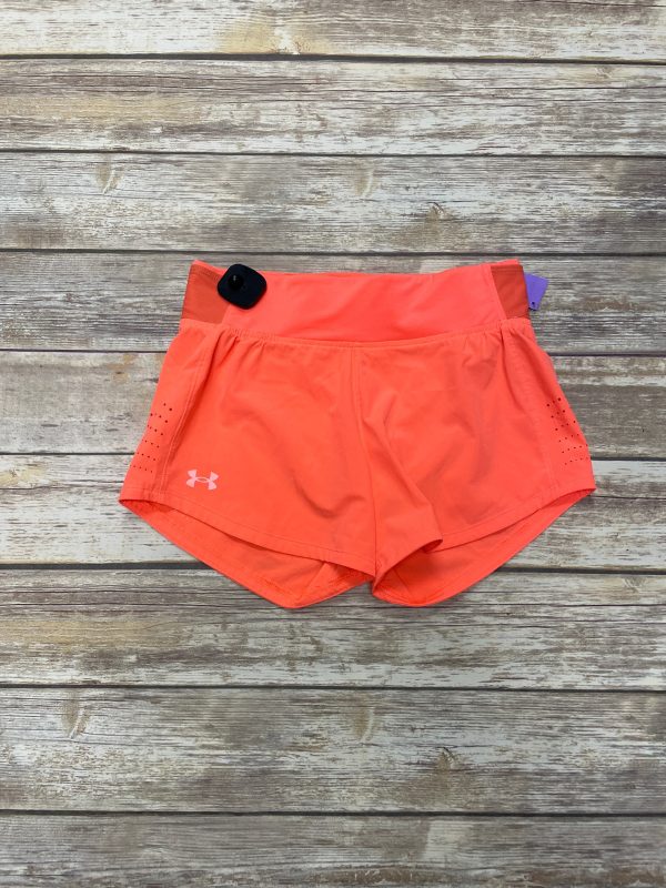 Orange Athletic Shorts Under Armour, Size S Supply