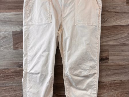 White Pants Chinos & Khakis Banana Republic, Size 14 For Sale