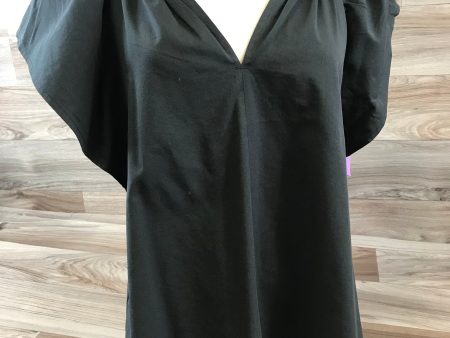 Black Top Short Sleeve Basic Banana Republic, Size Xs Hot on Sale