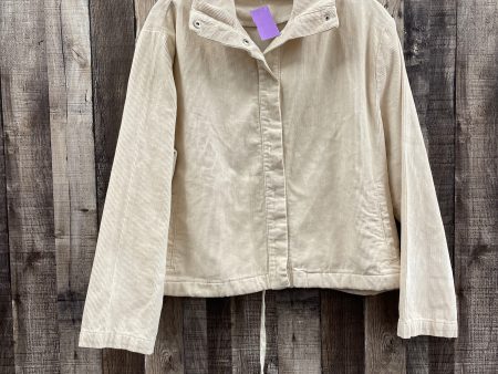 Cream Jacket Shirt Clothes Mentor, Size L For Sale