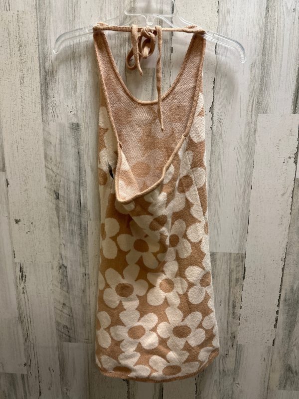 Beige Dress Casual Midi Pink Lily, Size S Online Hot Sale