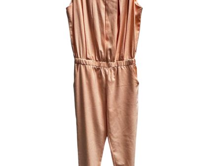 Peach Jumpsuit Clothes Mentor, Size M For Cheap