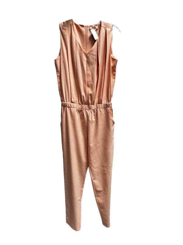 Peach Jumpsuit Clothes Mentor, Size M For Cheap