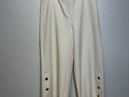 Ivory Pants Cropped Loft O, Size 6 For Sale