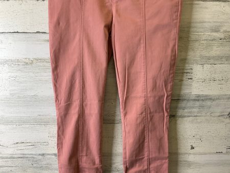 Pink Pants Cropped Loft, Size 4 Online Sale