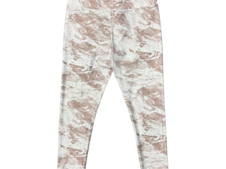 Cream Athletic Leggings Guess, Size M Online Sale