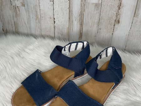 Blue Sandals Flats Bobs, Size 7.5 Online