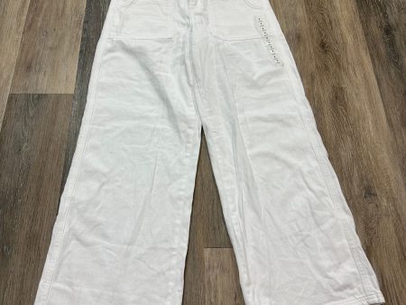 White Pants Cargo & Utility American Eagle, Size 2 Online Sale