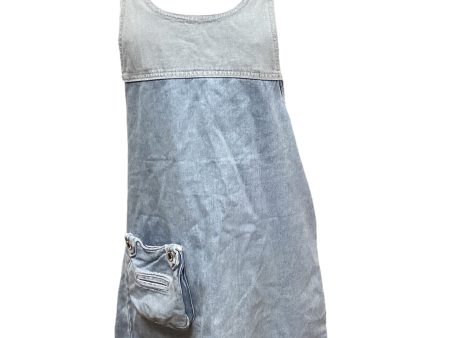 Blue Denim Overalls Clothes Mentor, Size L For Discount