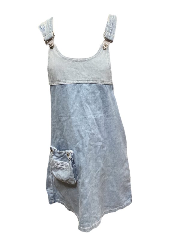 Blue Denim Overalls Clothes Mentor, Size L For Discount