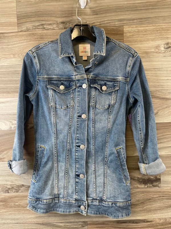 Blue Denim Jacket Denim Lularoe, Size Xxs For Discount