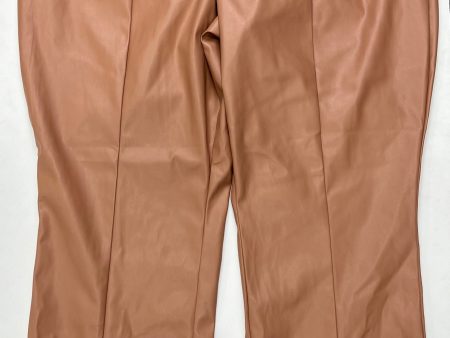 Brown Pants Work dress New York And Co, Size 2x Online now