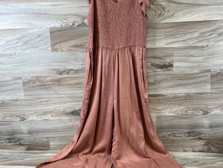 Brown Jumpsuit Japna, Size L on Sale