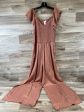 Brown Jumpsuit Japna, Size L on Sale