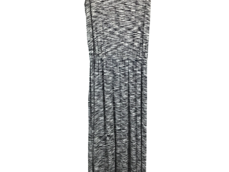 Black & White Dress Casual Maxi Clothes Mentor, Size Xs Cheap