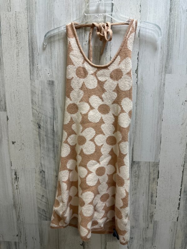 Beige Dress Casual Midi Pink Lily, Size S Online Hot Sale