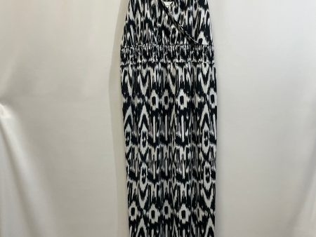 Black & White Dress Casual Maxi Avenue, Size Xl Supply