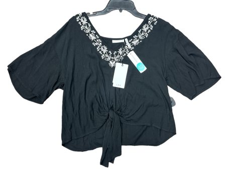 Black Top Short Sleeve Cmc, Size Xs Online Sale