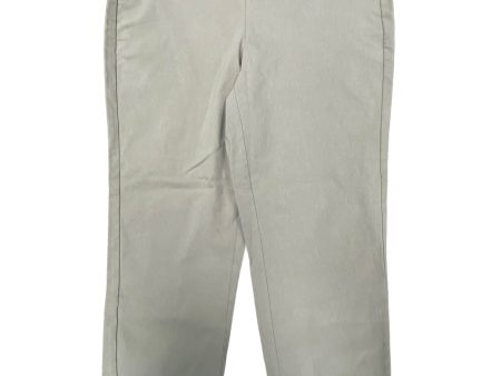 Taupe Pants Cropped Harve Bernard, Size 10 on Sale